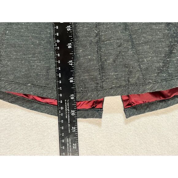 Horny Toad Quilted Mini Skirt Organic Recycled Sustainable Gray Size 10 Sporty - Picture 9 of 9